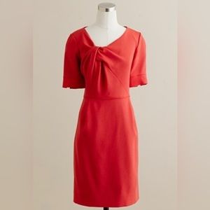 Rare! J. Crew Index Dress in Wool Crepe, Size 6